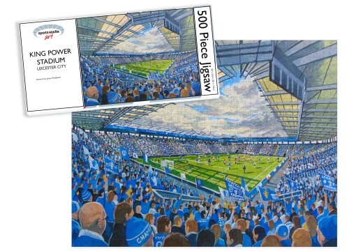King Power Stadium Fine Art Jigsaw Puzzle - Leicester City FC King Power Stadium Fine Art Jigsaw Puzzle - Leicester City FC